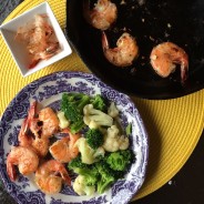 Pan Broiled Shrimp in the Shell