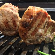 Grilled ‘Half-Crocked’ Pork Chops
